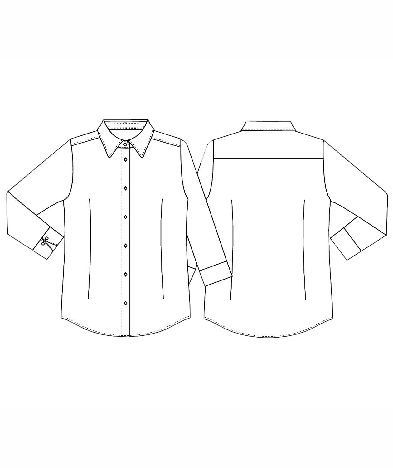 Kentaur modern fit women's shirt, 7/8-length sleeves, White, large image number 2