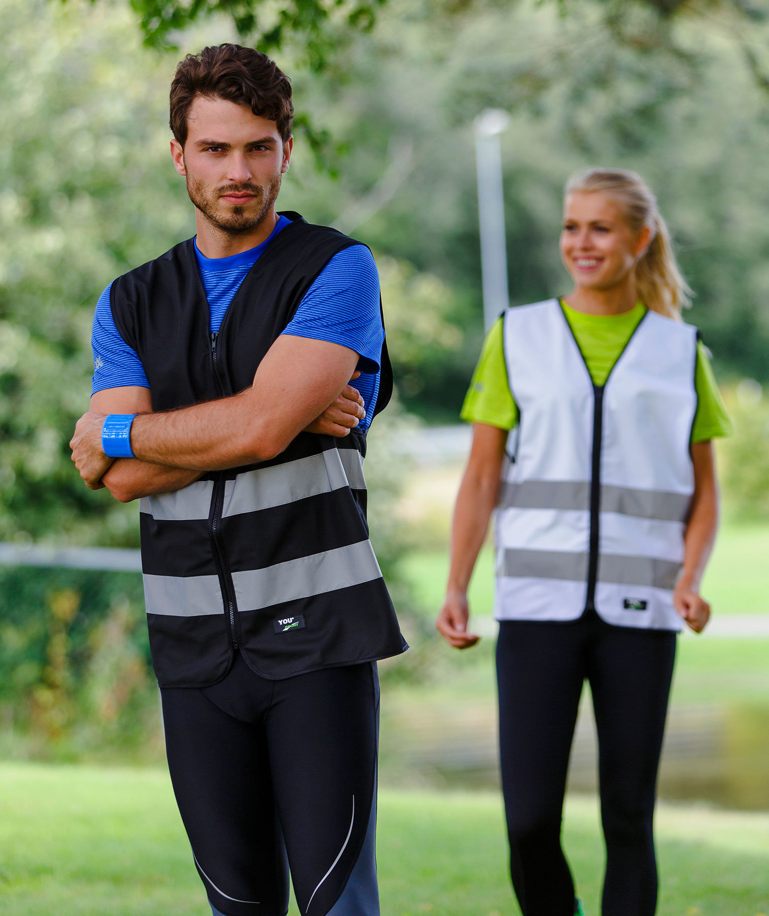 YOU Flen reflective safety vest, White, large image number 3