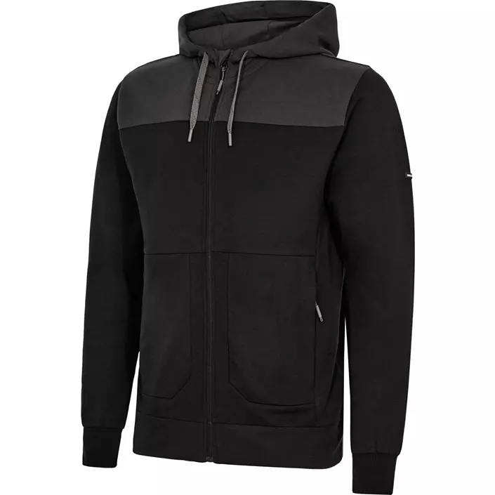 Engel Entire hoodie med dragkedja, Black/Anthracite Grey, large image number 5