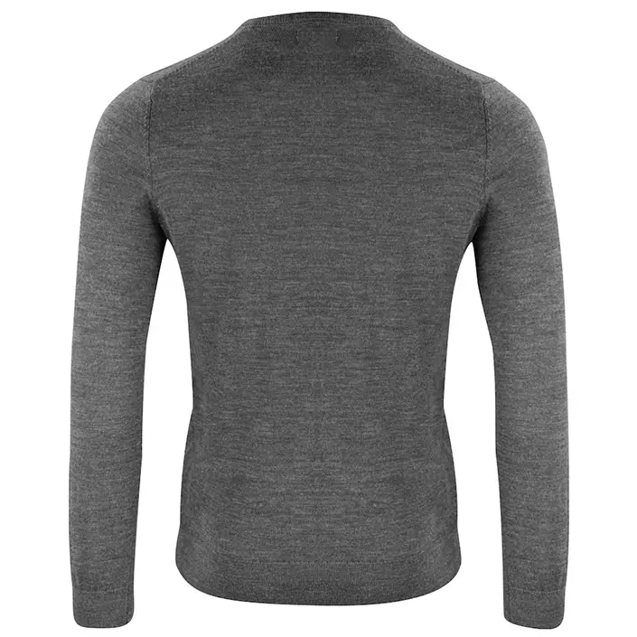 Cutter & Buck Vernon strik sweater med merinould, Anthracite melange, large image number 2