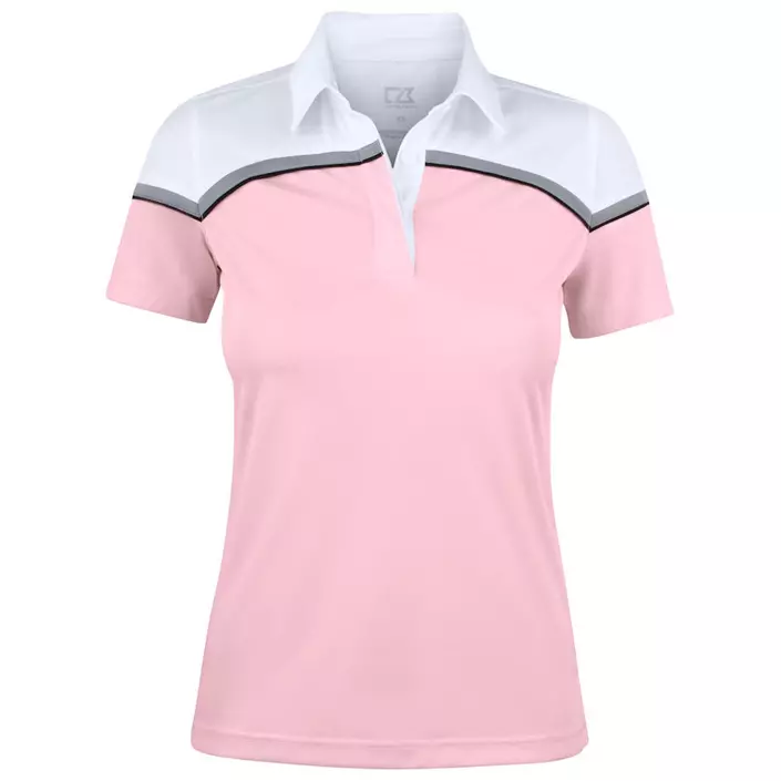 Cutter & Buck Seabeck dame polo T-shirt, Pink/Hvid, large image number 0