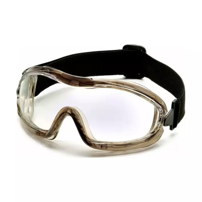 OS Goggle Pyramex sikkerhedsbriller, Klar/sort, Klar/sort, large image number 0