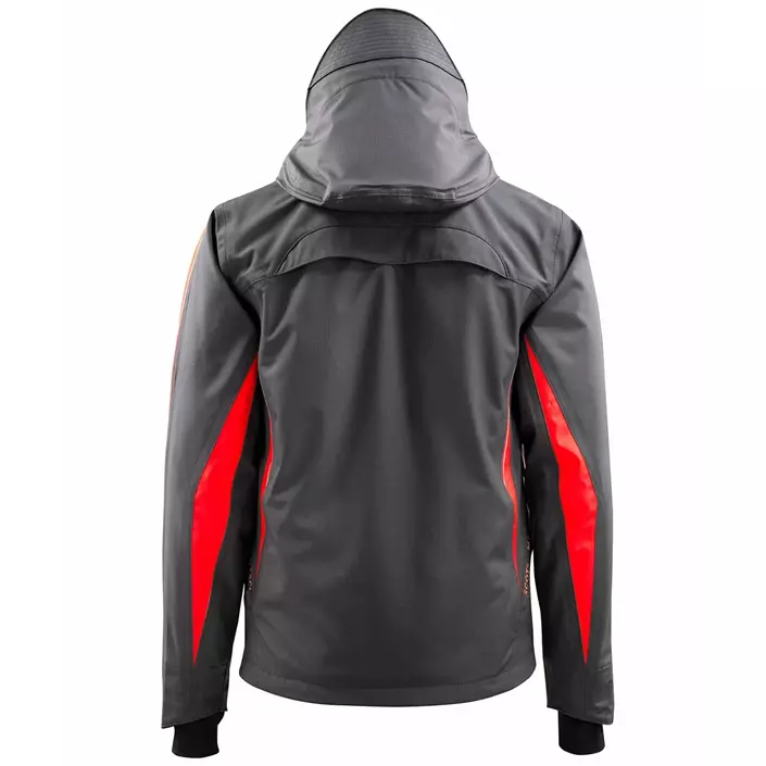 Mascot Hardwear Gandia shell jacket, Dark Anthracite/Hi-vis red, large image number 1