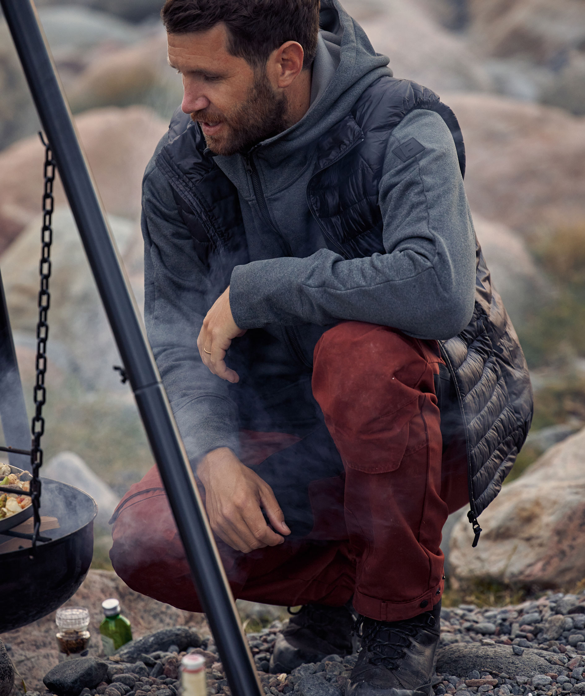 Fristads OXYGEN PRIMALOFT&reg; v&auml;st, Svart, large image number 3