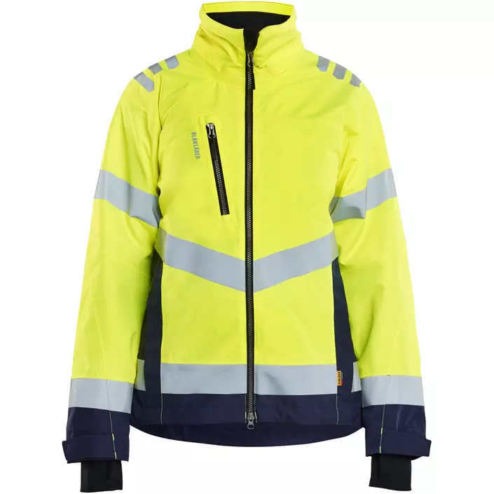 Blåkläder dame skaljakke, Hi-Vis gul/marine, large image number 0