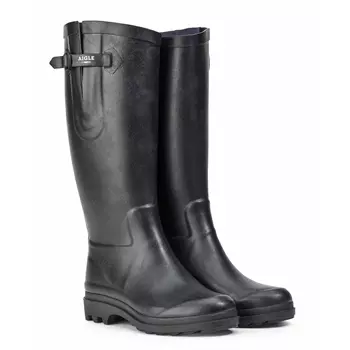 Aigle Aiglentine women's rubber boots, Noir