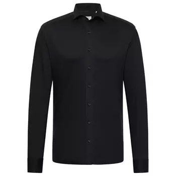 Eterna Soft Tailoring Jersey Modern fit shirt, Black