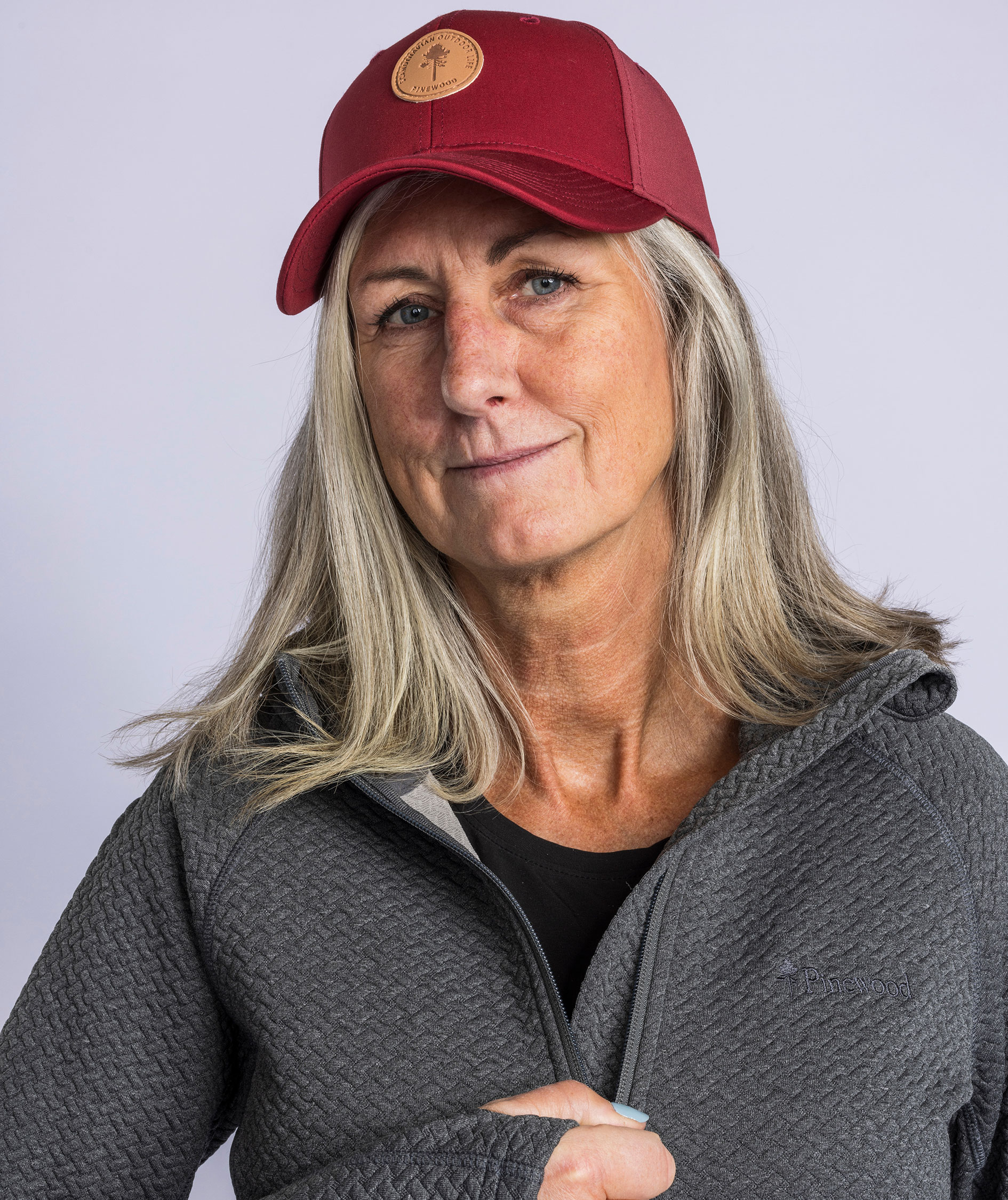 Pinewood Everyday Travel dame h&aelig;ttetr&oslash;je med lynl&aring;s, Grey melange , large image number 6