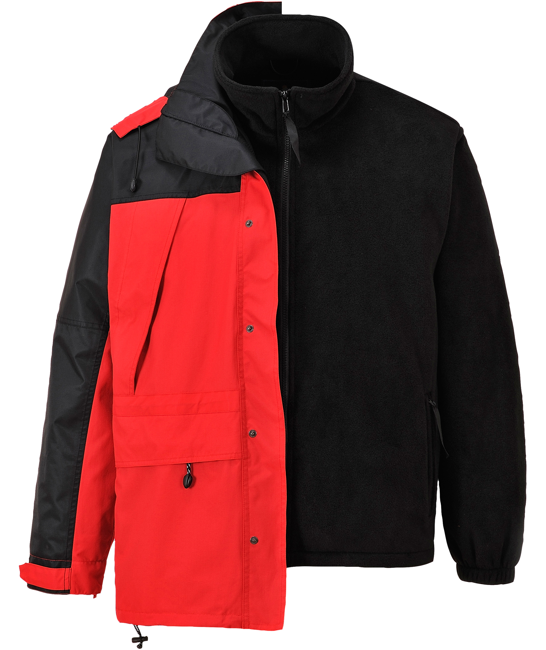 Portwest Orkney 3-in-1 jacket, Red, Red, large image number 2