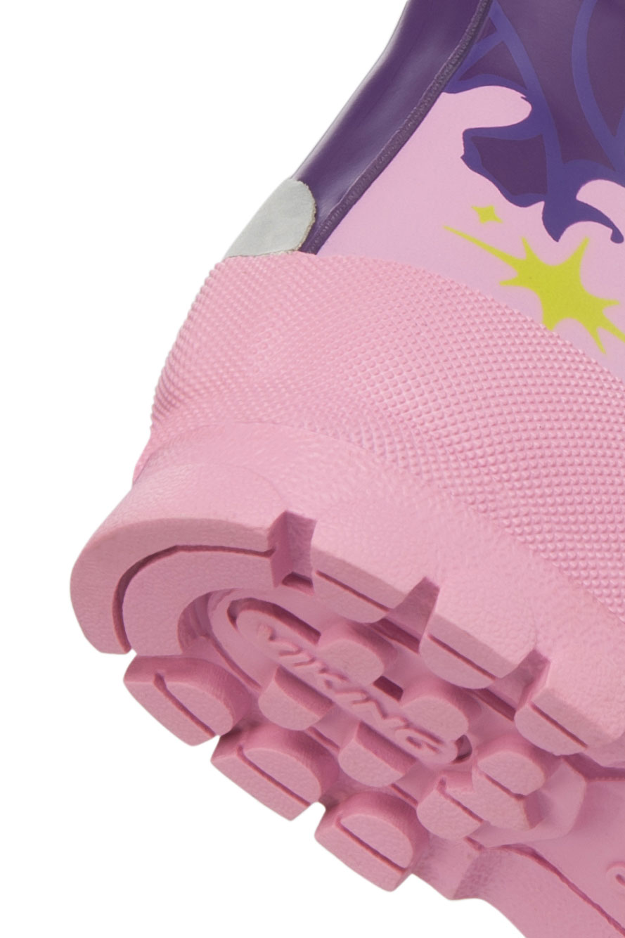 Viking Jolly Print Gummistiefel f&uuml;r Kinder, Lila/multi, Lila/multi, large image number 2