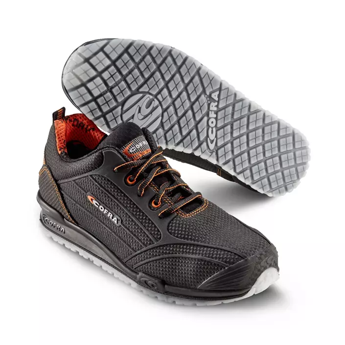 Cofra Cregan safety shoes S3, Black, large image number 0