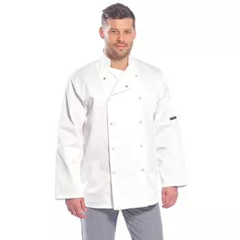 Portwest C833 chefs jacket, White