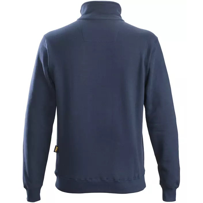 Snickers ½ zip sweatshirt 2818, Marine Blue, large image number 1