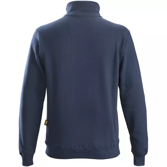 Snickers sweatshirt med kort glidelås 2818, Marine, large image number 1