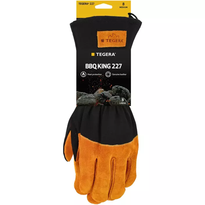 Tegera 227 grill skinnhandskar, Svart, large image number 4