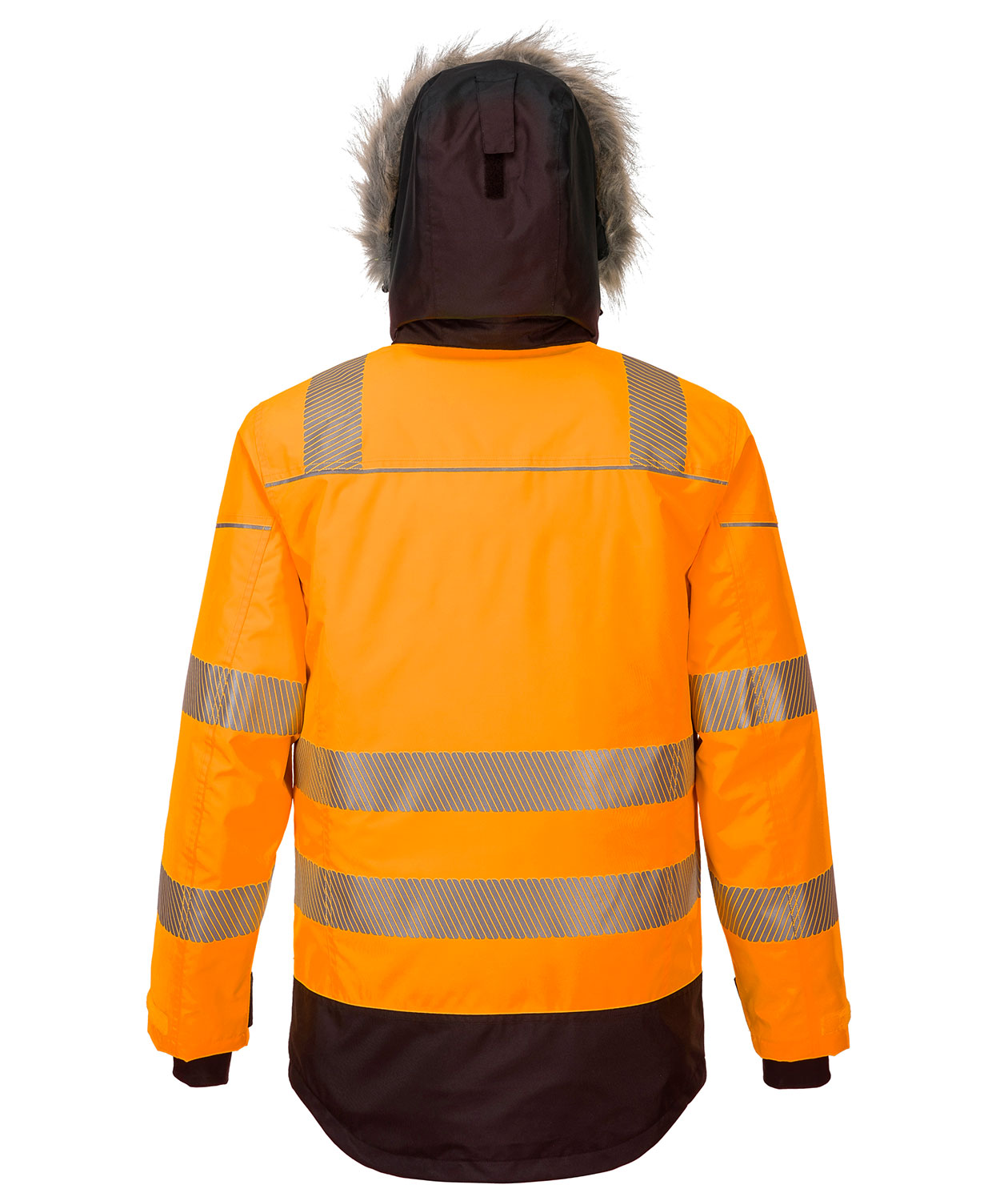 Portwest - PW3 winter jacket, Hi-Vis Orange/Black, large image number 1