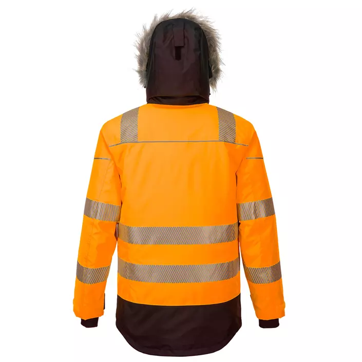 Portwest - PW3 winter jacket, Hi-Vis Orange/Black, large image number 1