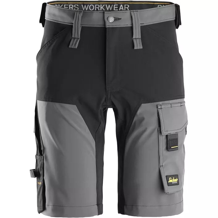 Snickers AllroundWork arbejdsshorts 6173, Steel Grey/Black, large image number 0