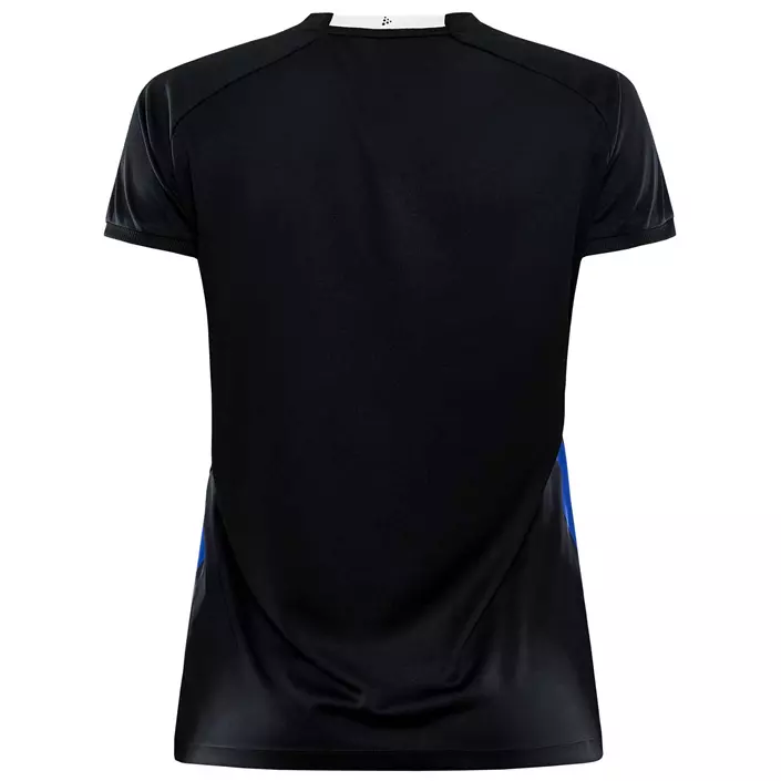 Craft Progress 2.0 Stripe Jersey women's T-shirt, Black/Club Cobolt, large image number 2