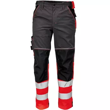 Cerva Knoxfield work trousers, Grey/Hi-Vis red