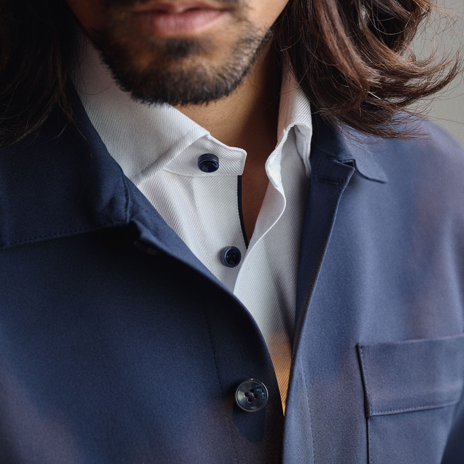 J. Harvest & Frost overshirt, Navy, large image number 5