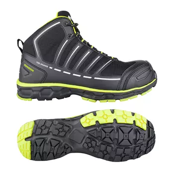 Toe Guard Jumper safety boots S3, Black/Yellow