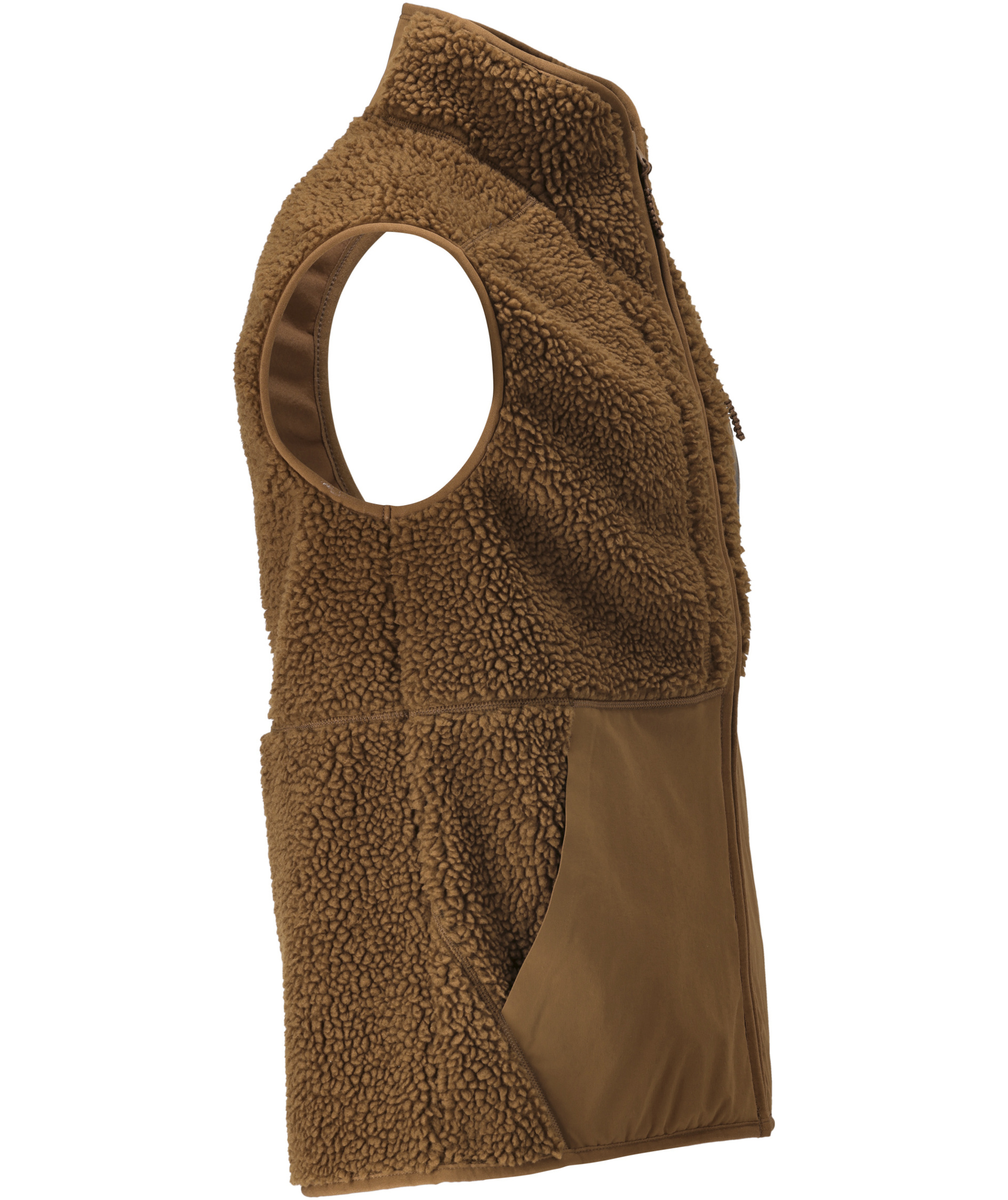 Mascot Customized fiberpelsvest, N&oslash;ddebrun, large image number 2