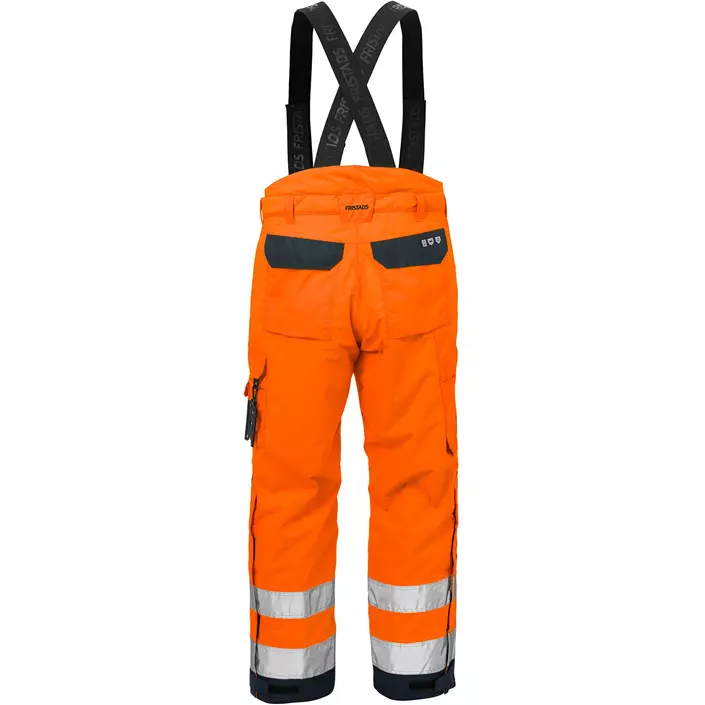 Fristads Airtech® winter trousers 2035, Hi-vis Orange/Marine, large image number 1