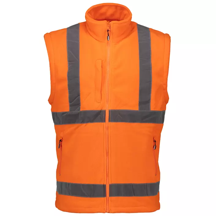 Ocean 2-in-1 fleece jacket, Hi-vis Orange, large image number 2