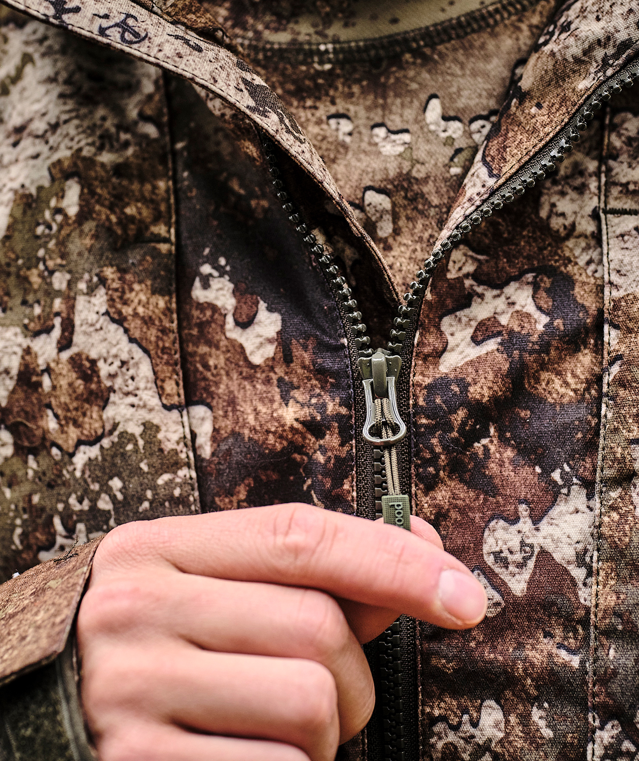 Pinewood Furudal Tracking Camou jakke, Strata/Mossgr&oslash;n, large image number 6