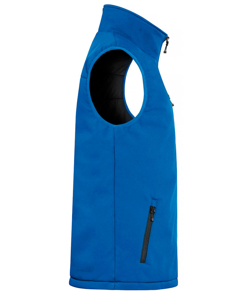 Clique lined softshell vest, Royal Blue, large image number 3