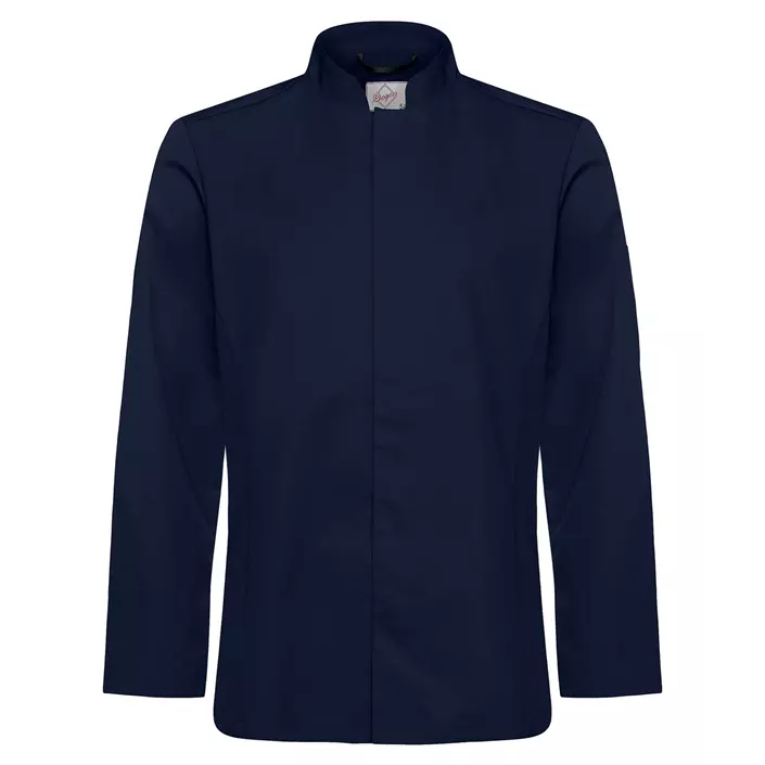 Segers slim fit chefs shirt, Marine Blue, large image number 0
