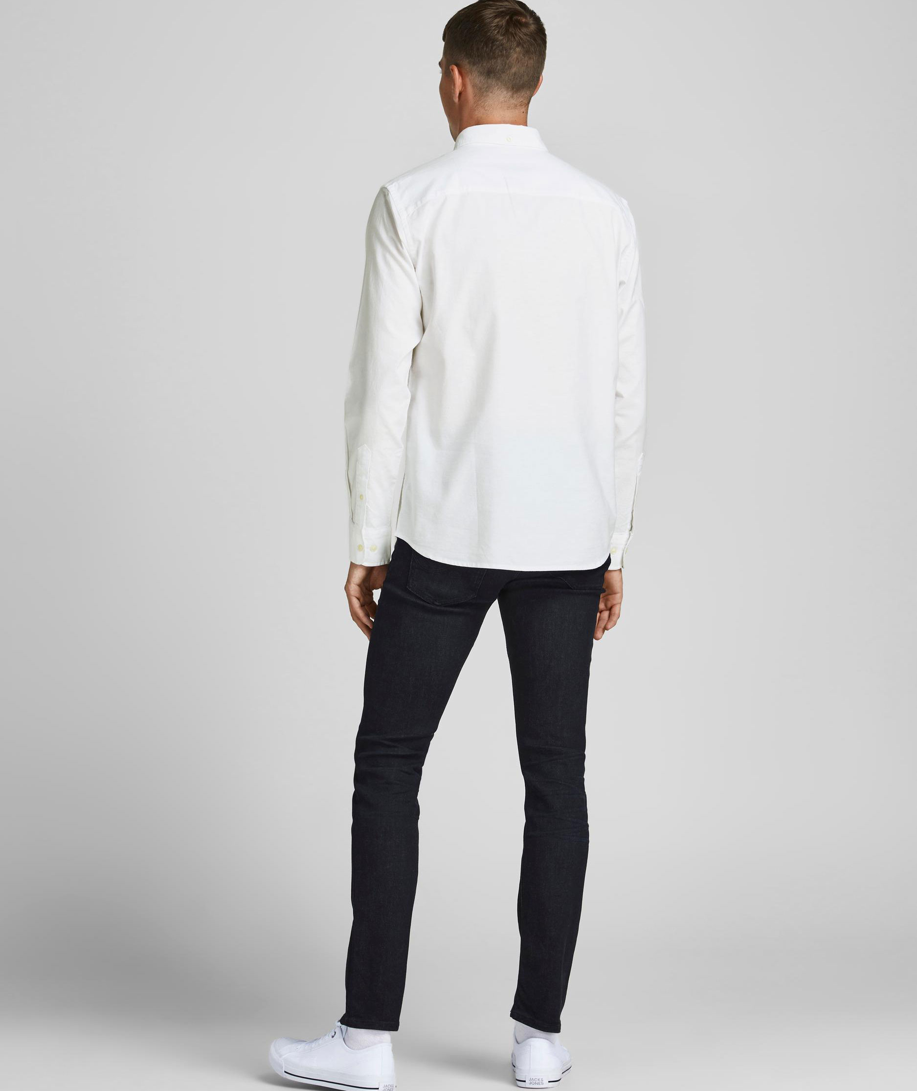 Jack & Jones Premium JPRBROOK Slim fit Oxford shirt, White, large image number 2