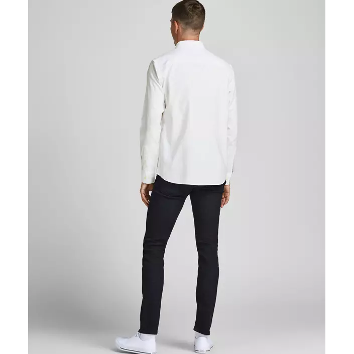 Jack & Jones Premium JPRBROOK Slim fit Oxford skjorte, Hvid, large image number 2