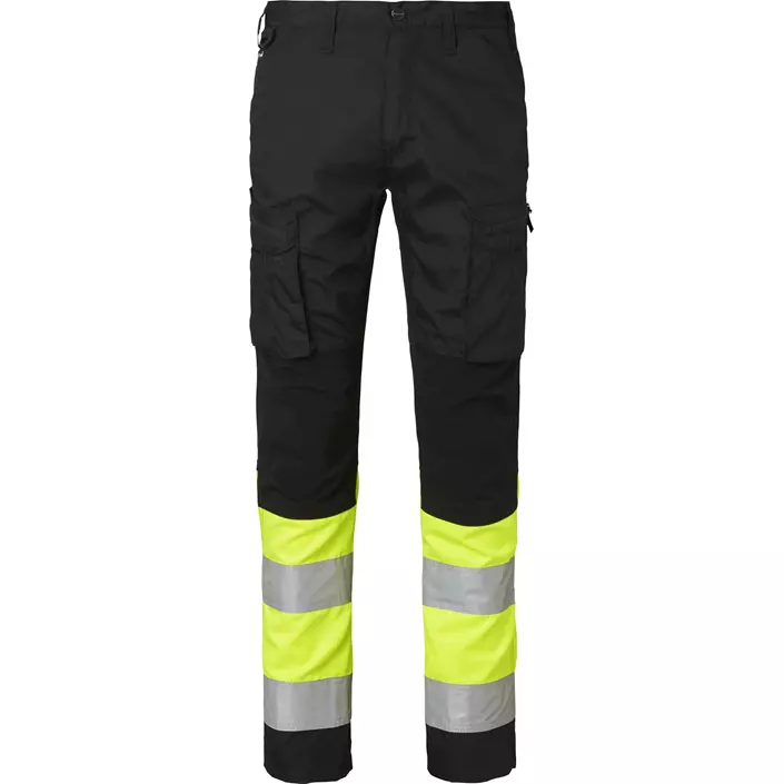 Top Swede service trousers 220, Black/Hi-Vis Yellow, large image number 0