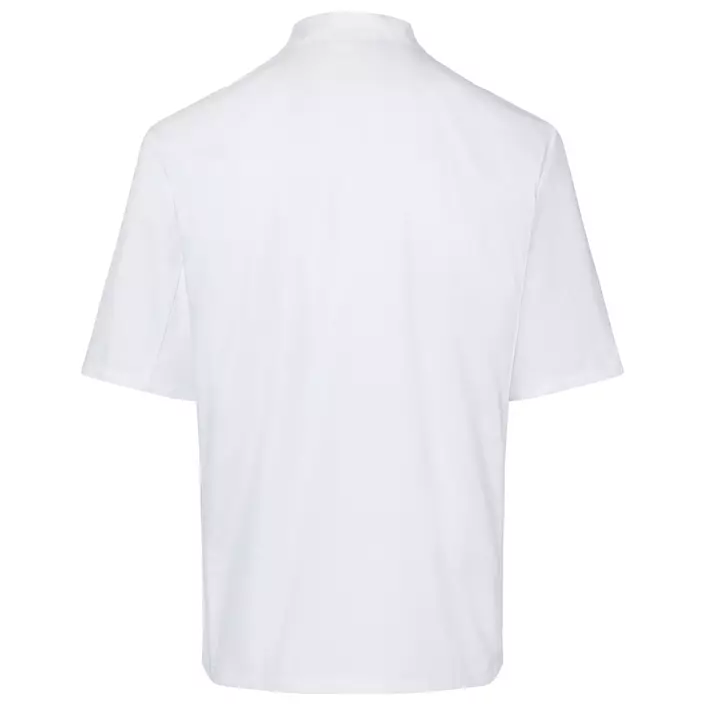 Karlowsky Lennert short-sleeved chefs jacket without buttons, White, large image number 2