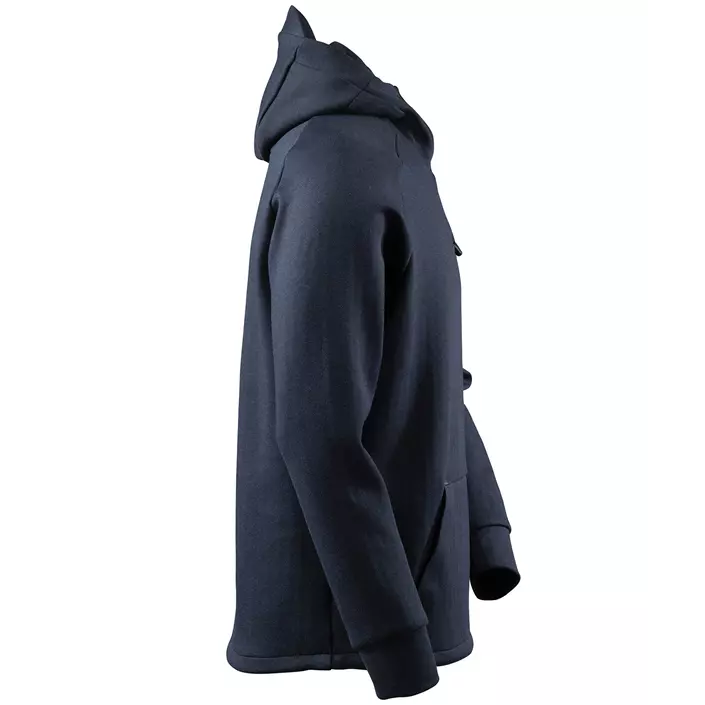 Mascot Advanced hooded sweater with short zip, Dark Marine Blue/Black, large image number 3