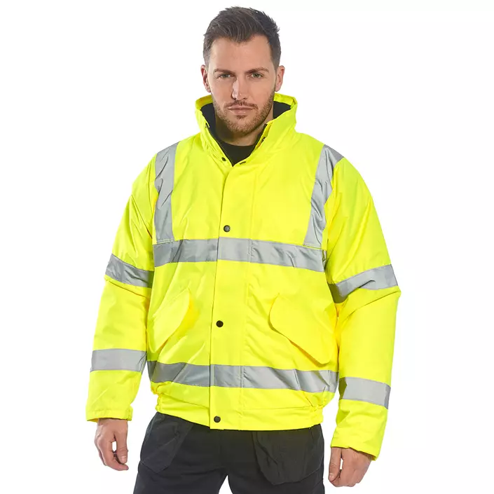 Portwest winter jacket, Hi-Vis Yellow, large image number 1