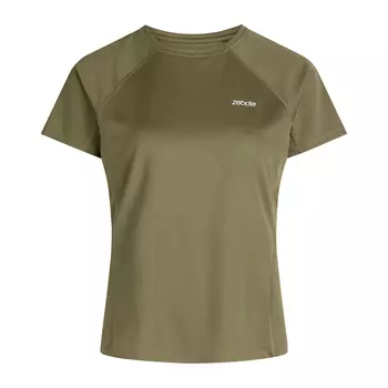 Zebdia dame sports T-shirt, Armygrønn