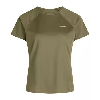 Zebdia dame sports T-shirt, Armygrøn