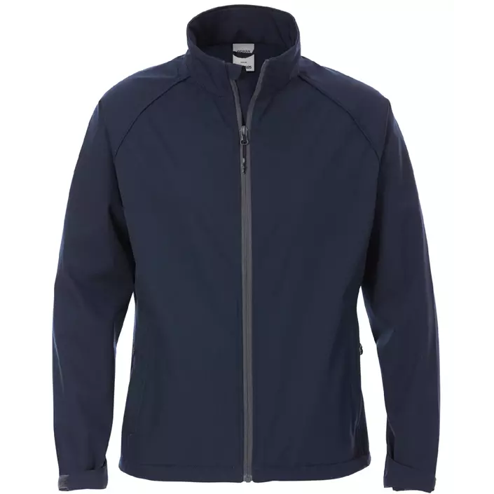 Fristads Acode women's softshell jacket, Dark Marine Blue, large image number 0