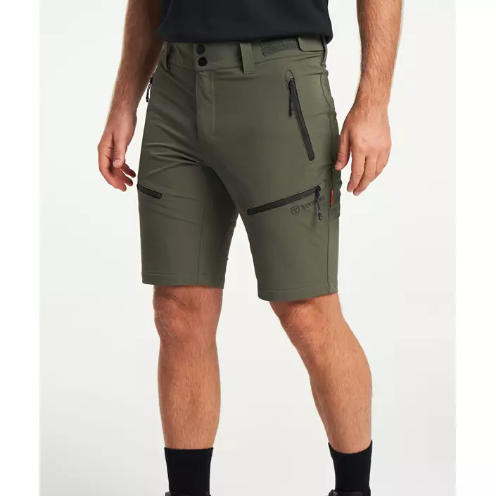 Tenson TXlite Flex shorts, Dark Olive, large image number 6
