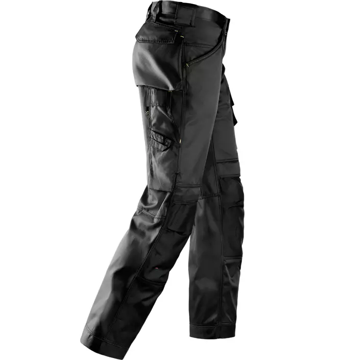 Snickers work trousers DuraTwill, Black, large image number 3