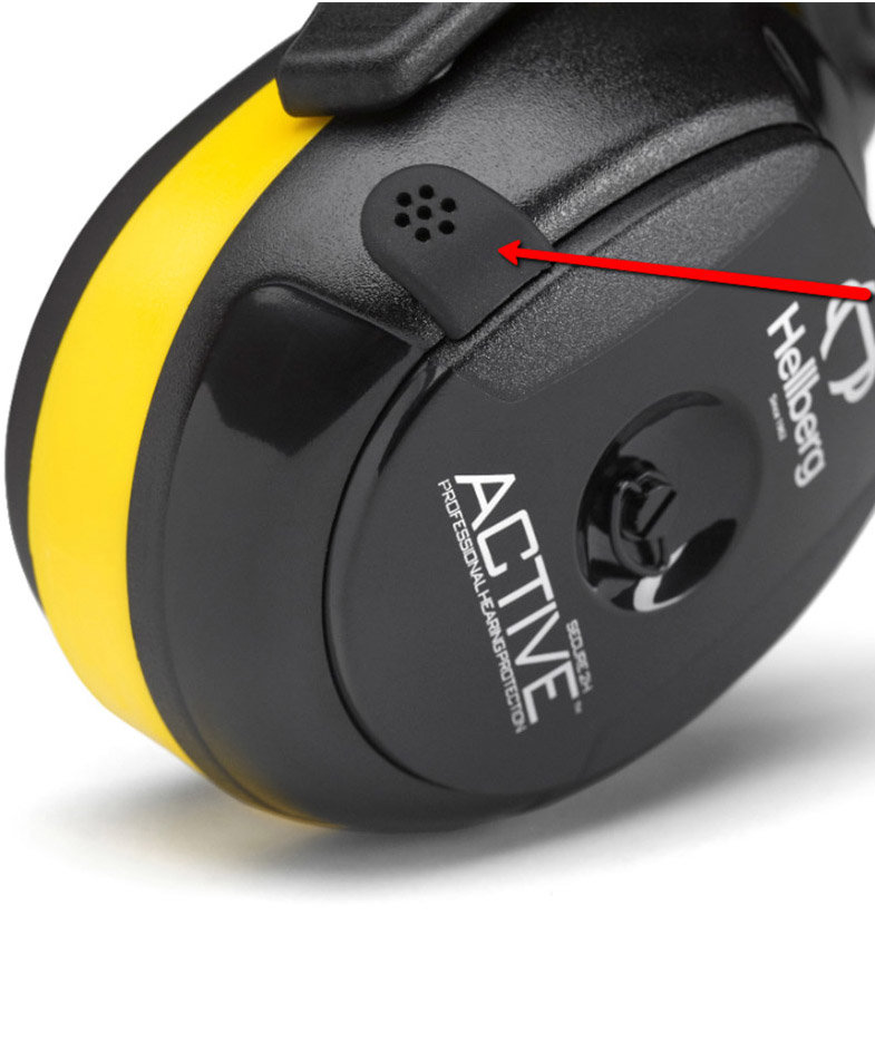 Hellberg LD vindskydd f&ouml;r niv&aring;beroende mikrofoner, Svart