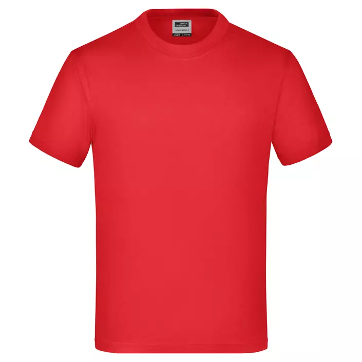James & Nicholson Junior Basic-T T-shirt for kids, Tomato, large image number 0