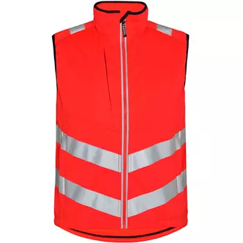 Engel Safety softshell vest, Hi-Vis Red