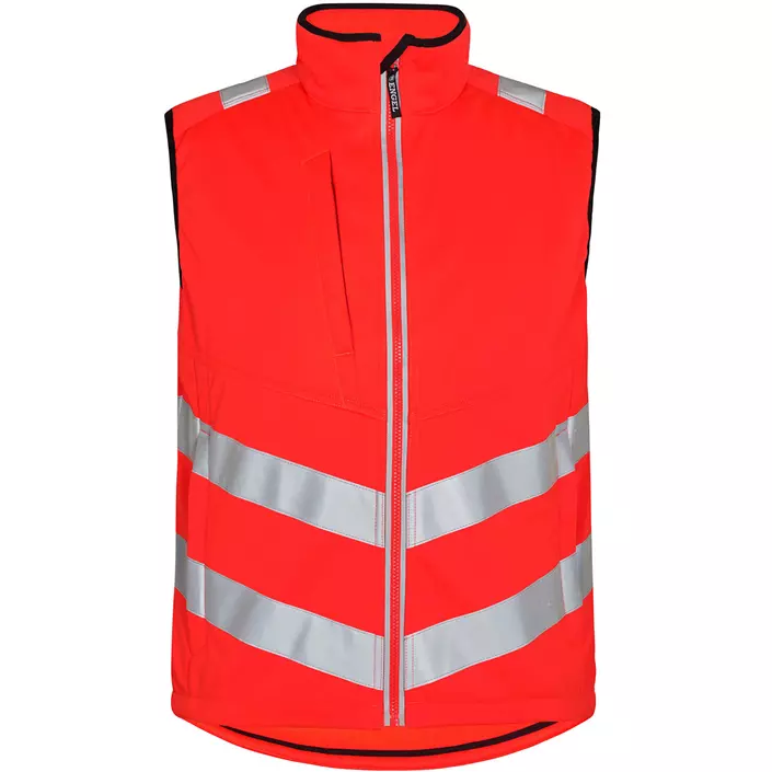 Engel Safety softshell vest, Hi-Vis Red, large image number 0