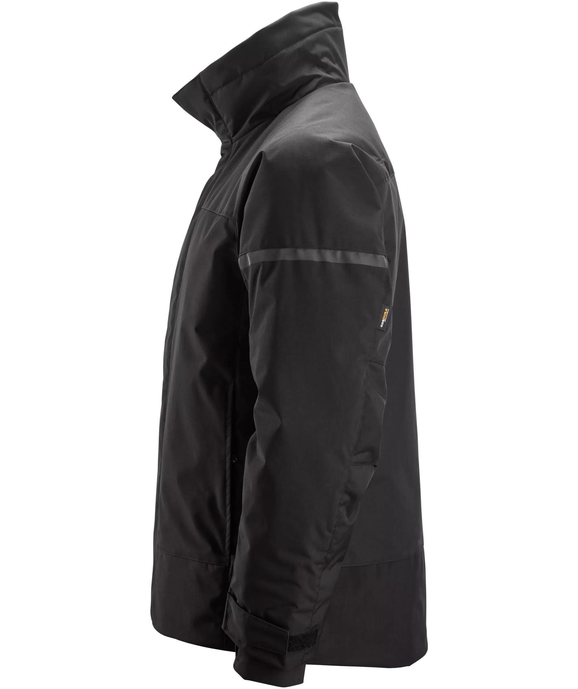 Snickers AllroundWork winter jacket 1106, Black/Black, large image number 4