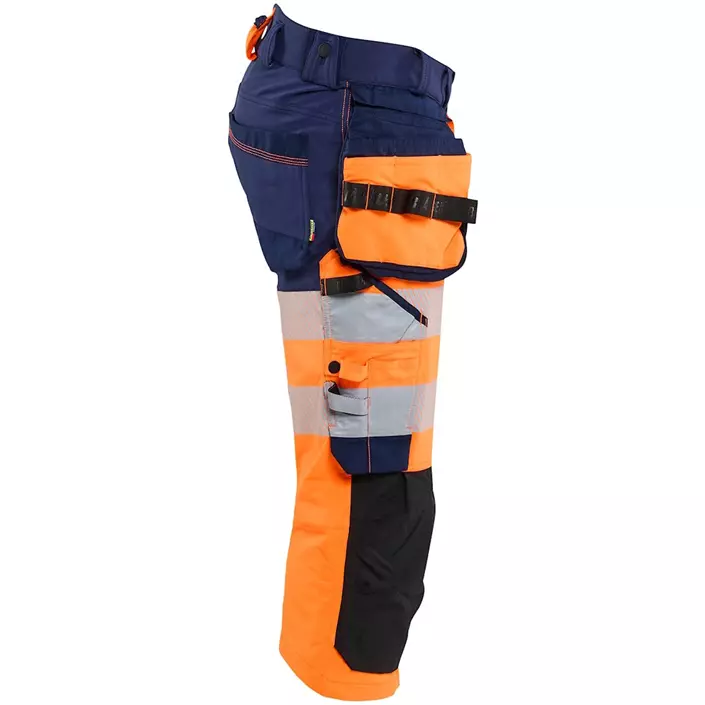 Blåkläder 3/4-Handwerkerhose full stretch, Hi-Vis Orange/Schwarz, large image number 2