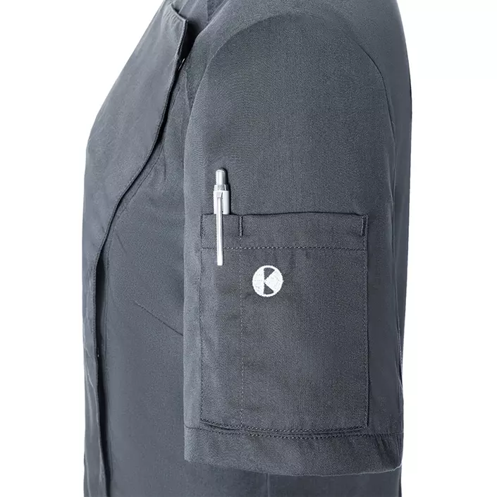Karlowsky Modern-Look short sleeved chefs jacket, Anthracite, large image number 4